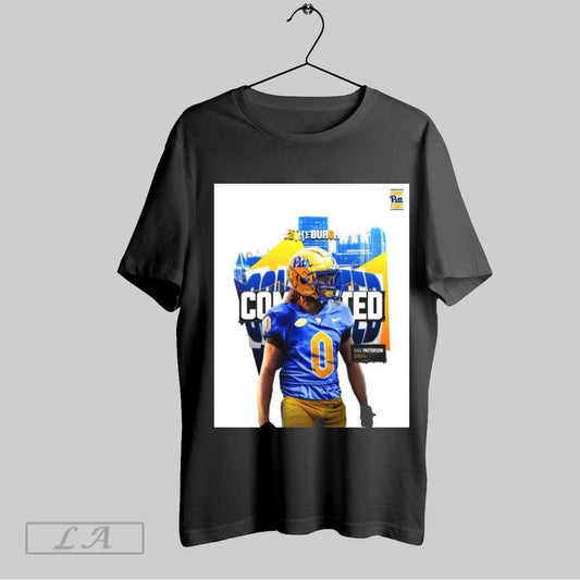 Original Poster Safety Isaac Patterson Committed 2thebur6h Pittsburgh Panthers Football Fight Pitt Fight T Shirt Sweatshirt Tee Shirt