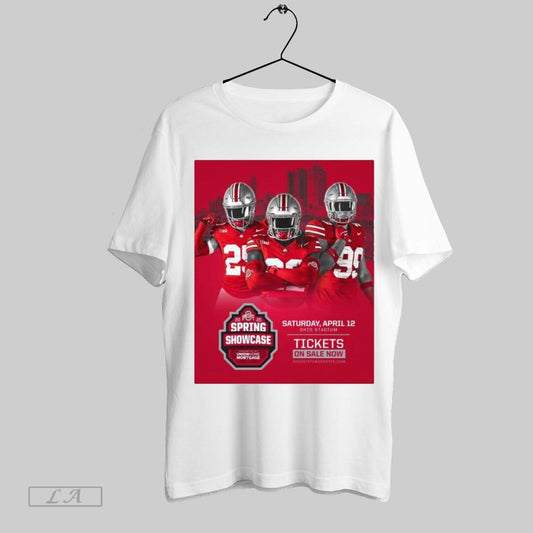 Original Poster Spring Showcase 2025 Ohio State Buckeyes Presented By Union Home Mortgage April 12 T Shirt Sweatshirt Tee Shirt