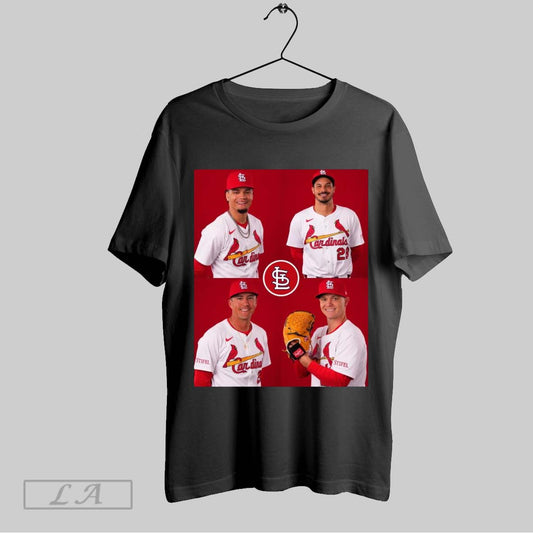 Original Poster St Louis Cardinals Mlb Photo Day Masyn Winn Nolan Arenado Lars Nootbaar Sonny Gray T Shirt Sweatshirt Hoodie Shirt
