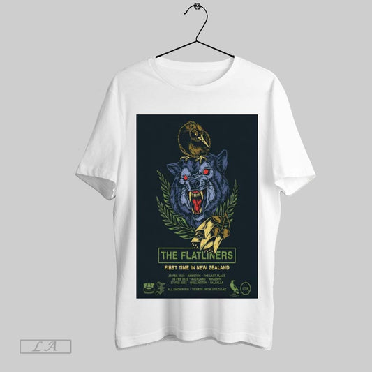 Original Poster The Flatliners First Time In New Zealand Feb 25 27 2025 Shows T Shirt Sweatshirt Hoodie Shirt