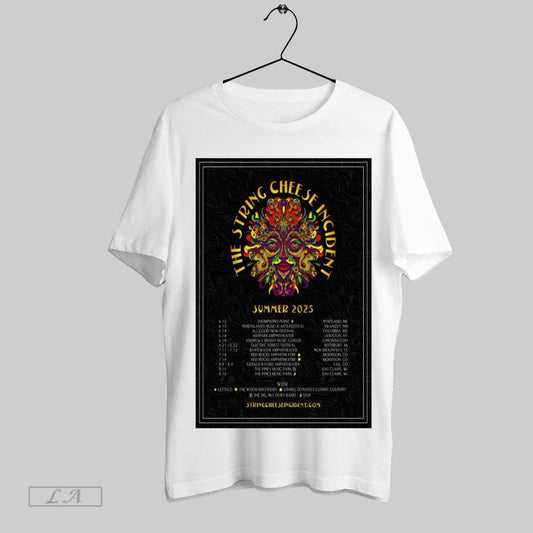 Original Poster The String Cheese Incident Summer Tour 2025 6 12 Thompsons Point Portland Me T Shirt Sweatshirt Tee Shirt