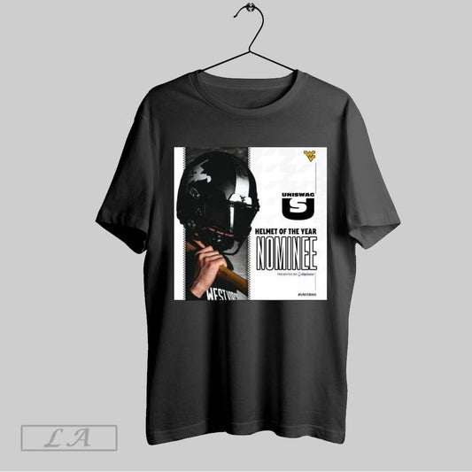 Original Poster Uniswag Helmet Of The Year Nominee Presented By Big Game Usa West Virginia Football 2024 College Football Season T Shirt Sweatshirt Hoodie Shirt