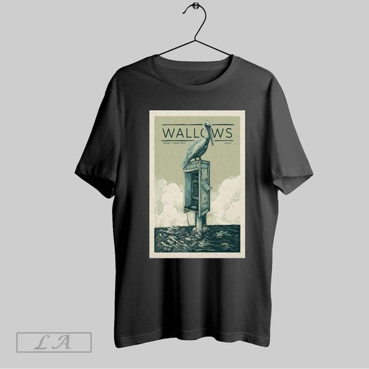 Original Poster Wallows February 23 2025 The Baycare Sound In Clearwater Fl T Shirt Sweatshirt Hoodie Shirt