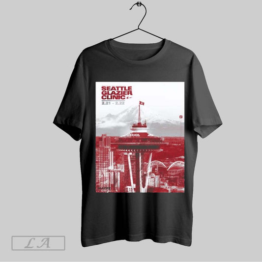 Original Poster Washington State Football Seattle Glazier Clinic Taylor Lucas Pete Menage Robbie Rouse Feb 21 22 2025 T Shirt Sweatshirt Tee Shirt