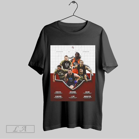 Original Poster Wisconsin Football X Made In Madison Success At The Combine To Success In The League T Shirt Sweatshirt Hoodie Shirt