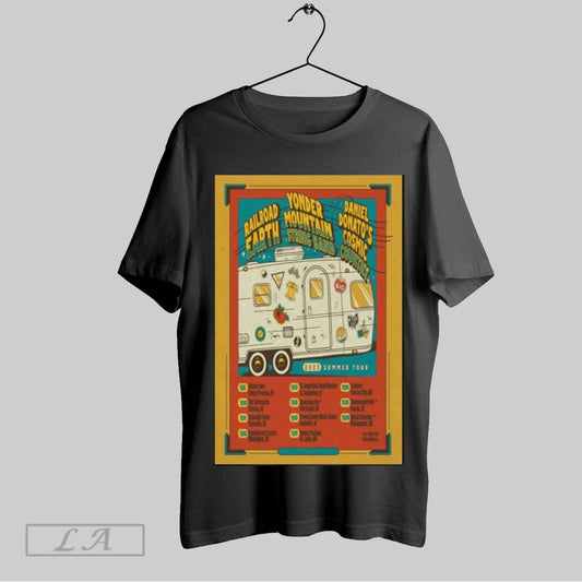 Original Railroad Earth Summer Tour 2025 Poster T Shirt Sweatshirt Hoodie Shirt