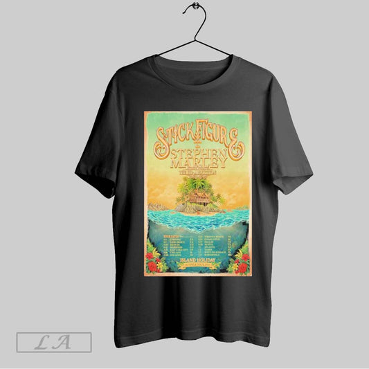 Original Stick Figure Island Holiday Summer Tour 2025 Poster T Shirt Sweatshirt Tee Shirt