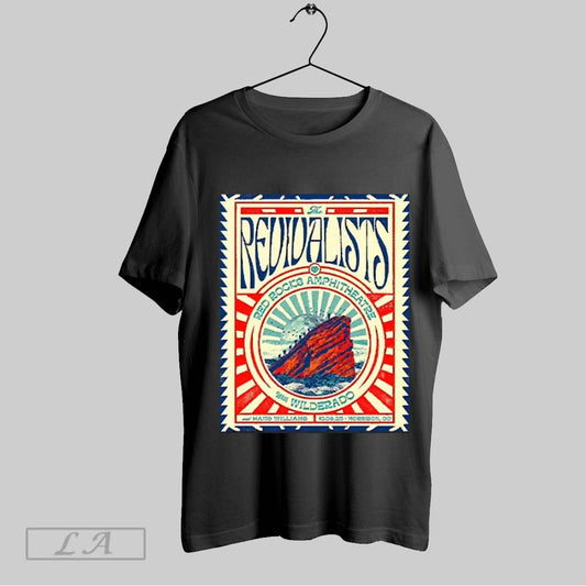 Original The Revivalists Concert Poster In Morrison Co At Red Rocks Amphitheatre On October 9th 2025 T Shirt Sweatshirt Hoodie Shirt
