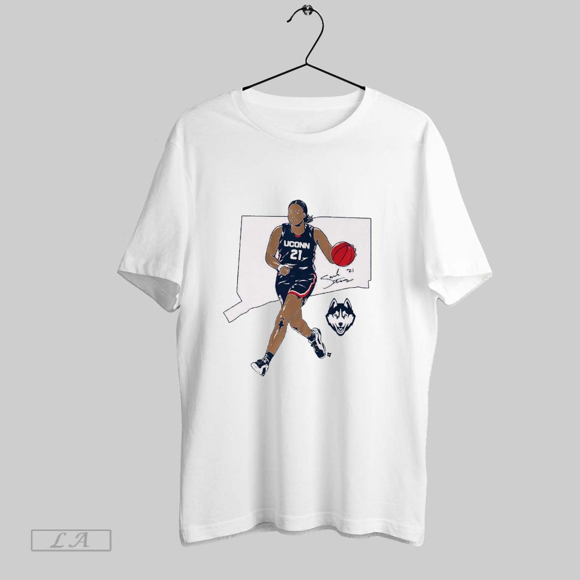 Original Uconn Huskies Sarah Strong State Star 21 Cartoon Signature T Shirt Sweatshirt Hoodie Shirt