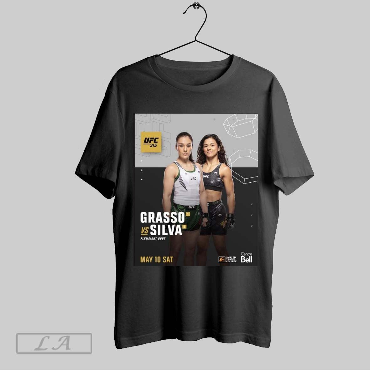 Original Ufc 315 Alexa Grasso Vs Natalia Silva Flyweight Bout May 10 2025 Sat Top 5 Flyweights Collide In Montreal Poster T Shirt Sweatshirt Tee Shirt