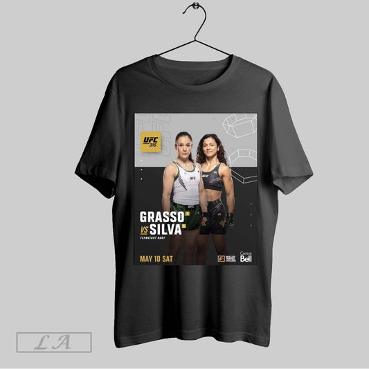 Original Ufc 315 Alexa Grasso Vs Natalia Silva Flyweight Bout May 10 2025 Sat Top 5 Flyweights Collide In Montreal Poster T Shirt Sweatshirt Tee Shirt