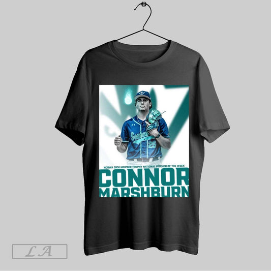 Original Uncw Baseball Connor Marshburn Ncbwa Dick Howser Trophy National Pitcher Of The Week Poster T Shirt Sweatshirt Tee Shirt