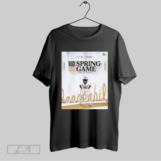 Original Vanderbilt Commodores Football Black And Gold Spring Game April 12 2025 Mark Those Calendars Poster T Shirt Sweatshirt Hoodie Shirt