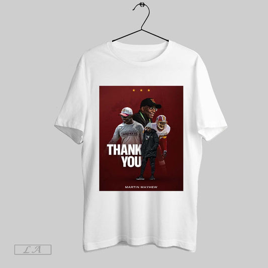 Original Washington Commanders Thank You Martin Mayhew Congratulations On An Impressive Career And Enjoy Retirement Poster T Shirt Sweatshirt Hoodie Shirt