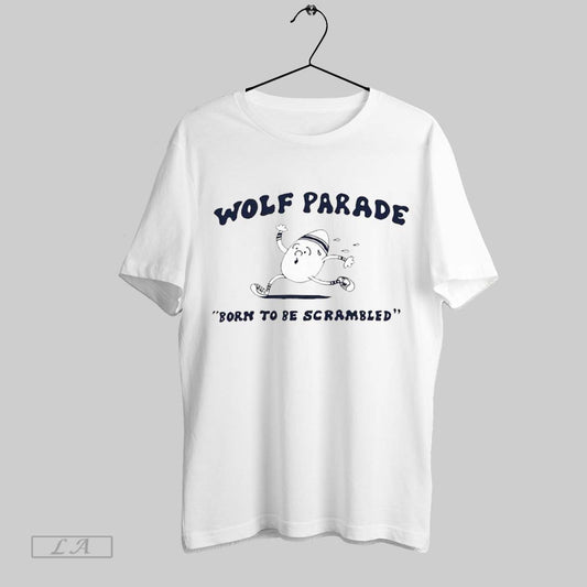 Original Wolf Parade Born To Be Scrambled Tour Cartoon T Shirt Sweatshirt Hoodie Shirt