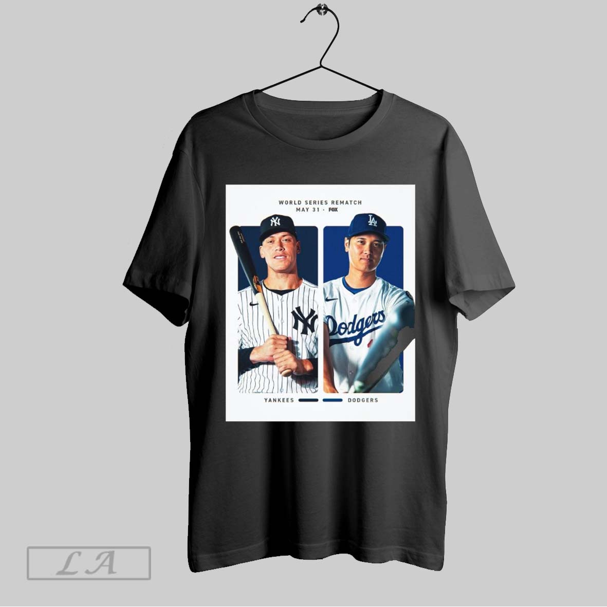 Original World Series Rematch Judge New York Yankees Vs Ohtani Los Angeles Dodgers May 31st 2025 On Fox Poster T Shirt Sweatshirt Hoodie Shirt
