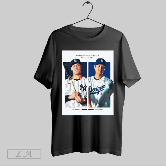 Original World Series Rematch Judge New York Yankees Vs Ohtani Los Angeles Dodgers May 31st 2025 On Fox Poster T Shirt Sweatshirt Hoodie Shirt
