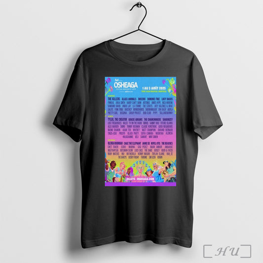 Osheaga Festival Parc Jean Drapeau Montreal 2025 Poster T Shirts Sweatshirt