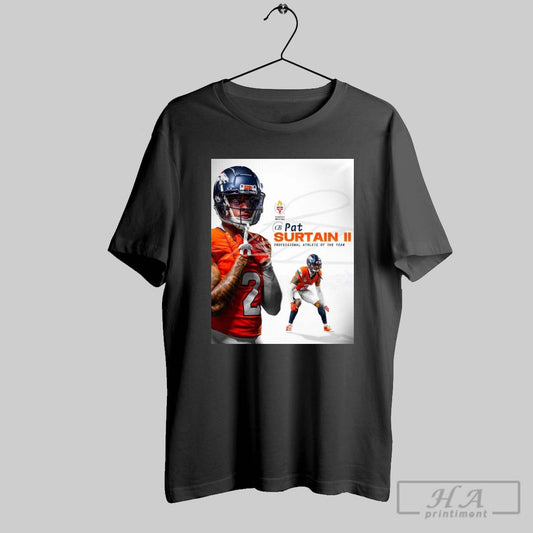 Pat Surtain Ii Denver Broncos Colorado Sports Hall Of Fames Professional Athletes Of The Year Poster T Shirt