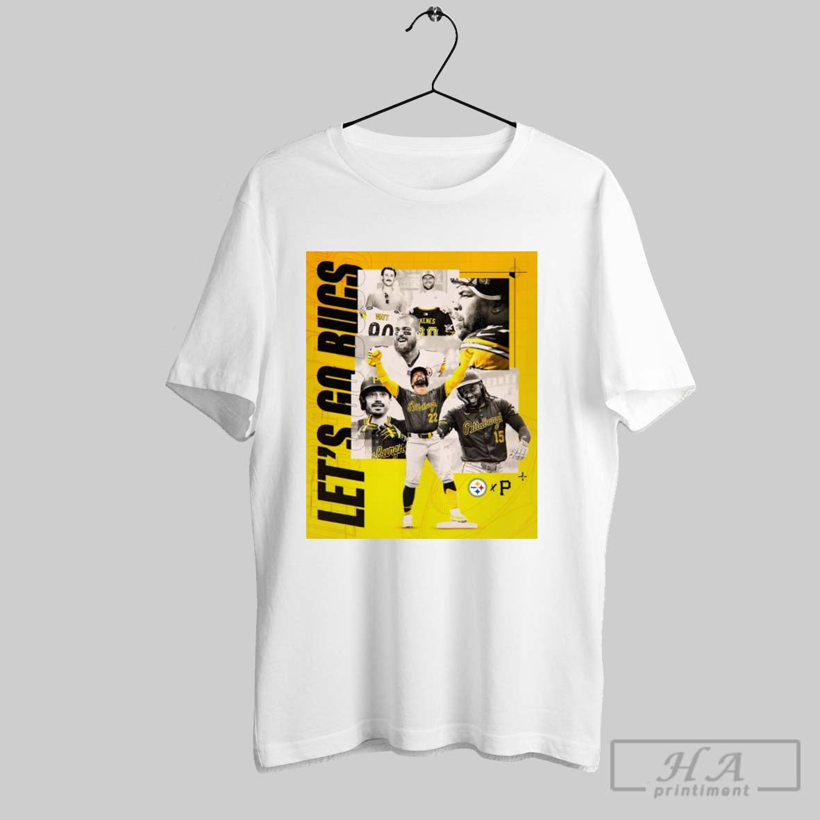 Pittsburgh Steelers Good Luck Pittsburgh Pirates Paul Skenes Tj Watt Cam Heyward Lets Go Bucs Poster T Shirt