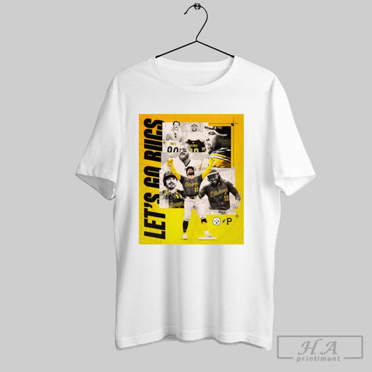 Pittsburgh Steelers Good Luck Pittsburgh Pirates Paul Skenes Tj Watt Cam Heyward Lets Go Bucs Poster T Shirt
