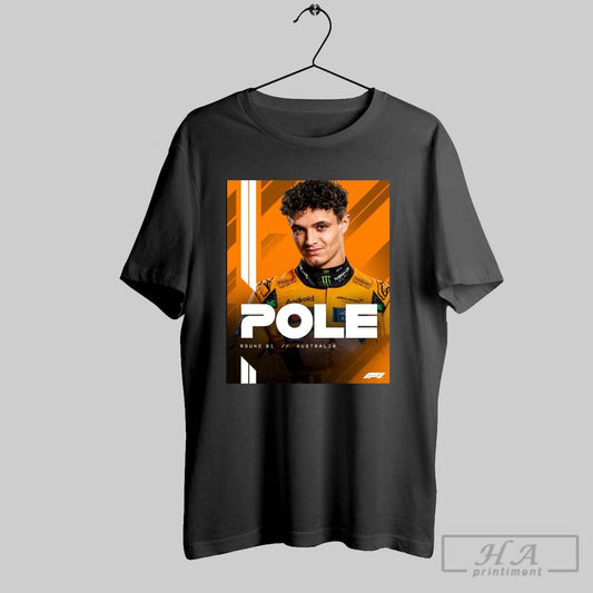 Poster 2025 F1 Lando Norris Takes Pole Position In Australia Round 1 T Shirt