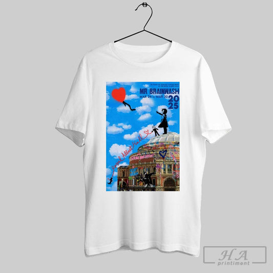 Poster 25 Years Of Teenage Cancer Trust At The Royal Albert Hall Mr Brainwash Autographed Print Mar 24 30 2025 T Shirt