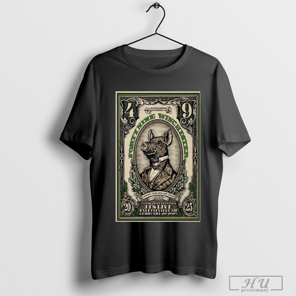 Poster 49 Winchester Feb 22 2025 Jjs Live Fayetteville Ar Leavin This Holler Tour T Shirts Sweatshirt