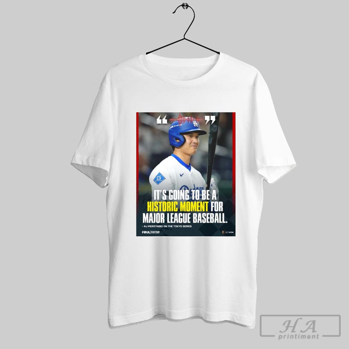 Poster Aj Pierzynski On Tokyo Series Its Going To Be A Historic Moment For Major League Baseball 2025 T Shirt
