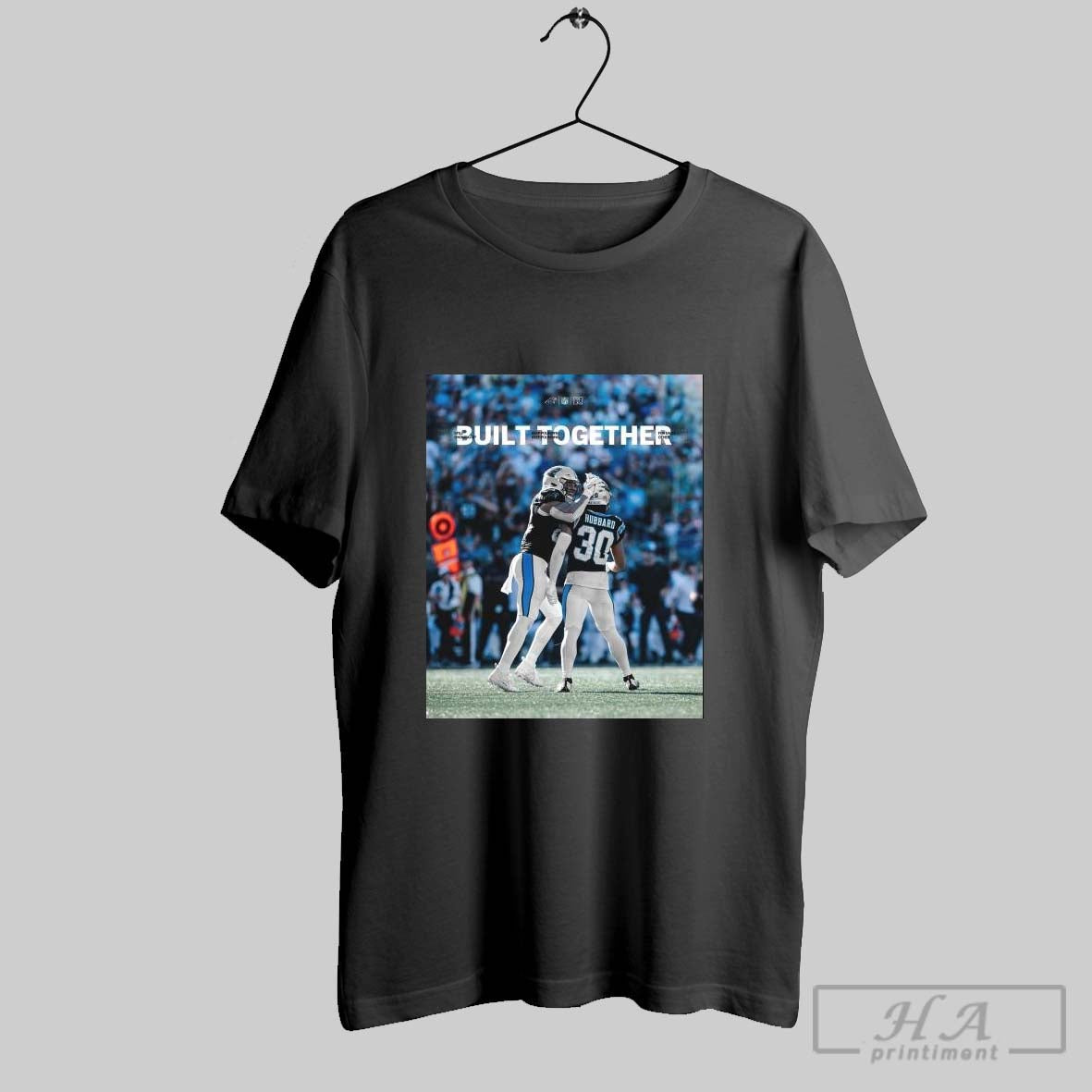 Poster Carolina Panthers Football Nfl Tommy Tremble Built Together Still Showing Up Keep Pounding Forever Other T Shirt