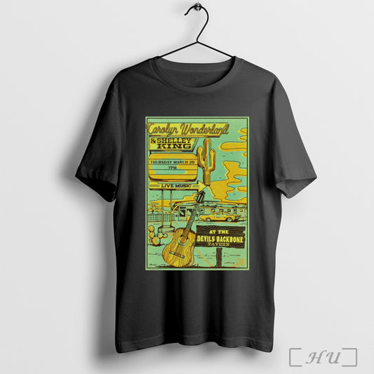 Poster Carolyn Wonderland And Shelley King March 20 2025 Fischer Ga Tour T Shirts Sweatshirt