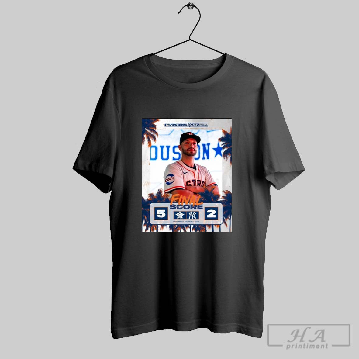 Poster Cesar Salazar Houston Astros Baseball Win 5 2 New York Mets Final Score Mlb Spring Training 2025 T Shirt