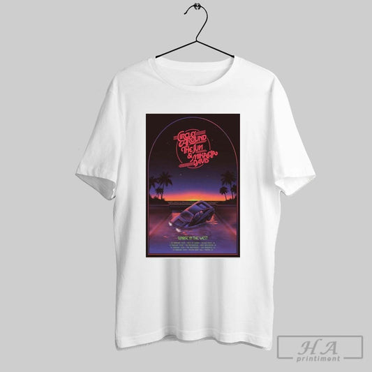 Poster Circles Around The Sun And Mikaela Davis Sunrise In The West Tour 2025 T Shirt