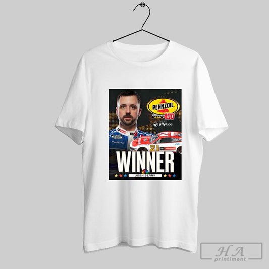 Poster Congrats Josh Berry And Wood Brothers Racing For Winning At Las Vegas Motor Speedway 2025 T Shirt