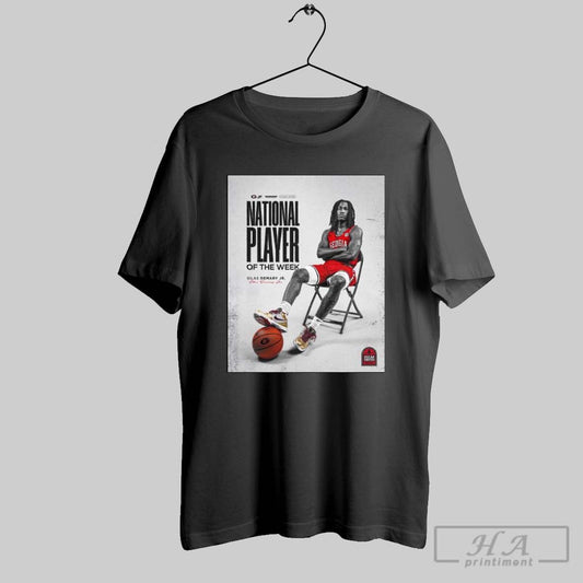 Poster Georgia Basketball Silas Demary Jr Has Been Named A Usbwa National Player Of The Week Signature T Shirt