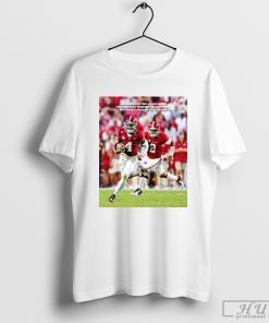 Poster Jalen Milroe Ties Jalen Hurts For The Most Rushing Touchdowns In A Single Season At Alabama Crimson Tide 2024 T-shirt