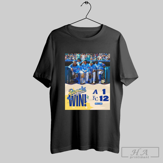 Poster Kansas City Royals Baseball Win 12 1 Arizona Diamondbacks Final Score March 17 2025 T Shirt
