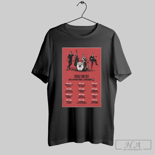Poster La Lom Spring 2025 Tour With Support From El Marchante Apr 4 2025 Minneapolis Mn Fine Line Apr 5 2025 Madison Wi T Shirt