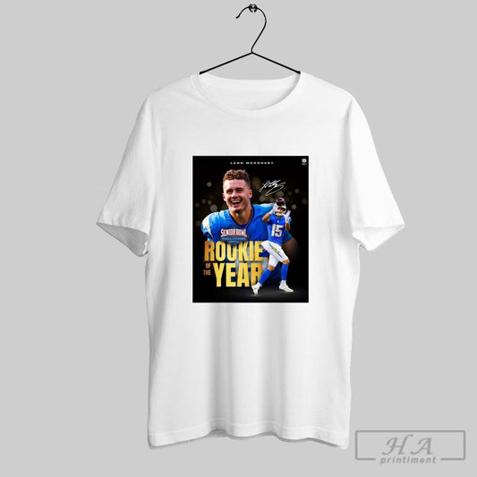 Poster Ladd Mcconkey Los Angeles Chargers Football Nfl Senior Bowl Hall Of Fame Rookie Of The Year Signature T Shirt