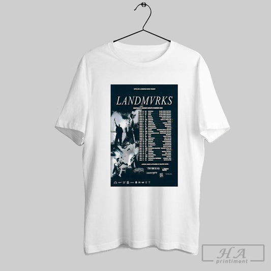 Poster Landmvrks Festivals And Shows Europe Summer Tour May 24 2025 Uk Hatfield Slam Dunk Festival T Shirt