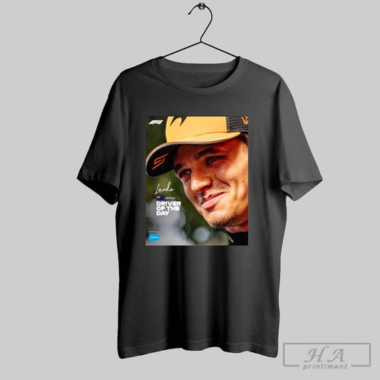 Poster Lando Norris Wins The 2025 Australian Grand Prix Formula 1 Driver Of The Day Signature T Shirt