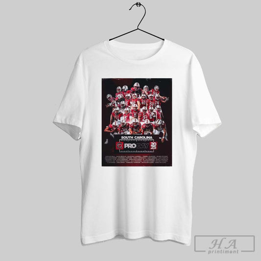 Poster Lets Put On A Show South Carolina Gamecocks Football Pro Day 2025 Kamaar Bell Davis Beville T Shirt