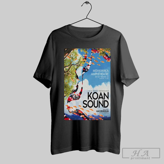 Poster Live And Sunset Performance Koan Sound Mishawaka Amphitheatre In Bellvue Co July 25 2025 Tour T Shirt