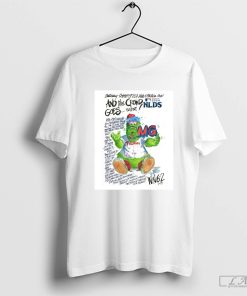 Poster MLB 2024 NLDS Philadelphia Phillies And The Crowd Goes Silent T-shirt