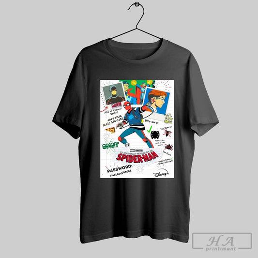 Poster Marvel Animation Your Friendly Neighborhood Spider Man Ally Or Enemy Both Spidey Sense T Shirt