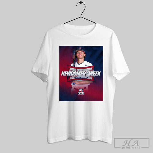 Poster Mathis Meurant Is Arizona Wildcats Baseball First Ever Big 12 Weekly Award Winner T Shirt