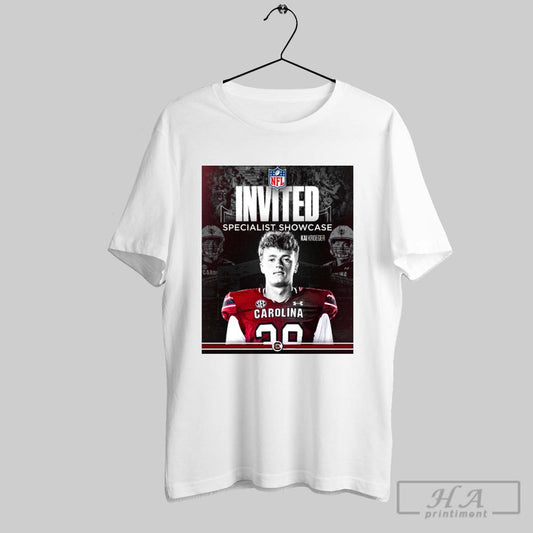 Poster Nfl Invited Specialist Showcase Kai Kroeger South Carolina Gamecocks Football 2025 T Shirt