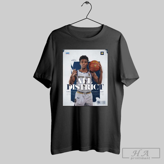 Poster Notre Dame Mens Basketball Markus Burton Nabc Great Lakes All District Second Team T Shirt