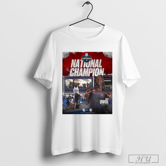Poster Oklahoma Sooners Track And Field 2025 Agur Dwol Triple Jump National Champion T Shirts Sweatshirt