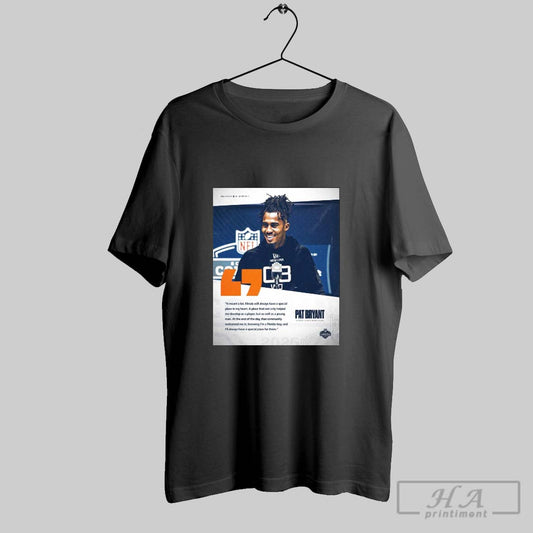 Poster Pat Bryant It Meant A Lot Illinois Will Always Have A Special Place In My Heart Nfl Combine 2025 T Shirt